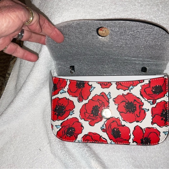Purse Crossbody, Kate Spade Kristi Poppy Flap Crossbody, NWT - Picture 5 of 13